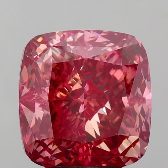 Loose Diamond - CUSHION MODIFIED 5.02ct Fancy Vivid Pink VS1: Loose Diamond - CUSHION MODIFIED 5.02ct Fancy Vivid Pink VS1 Source: This is a real non-mined Diamond that has been grown in a lab Shape: CUSHION MODIFIED Carats: 5.02 Color: Fancy Vivid Pink Certific