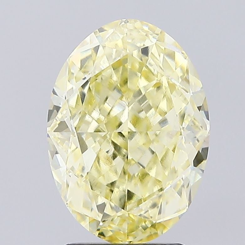 Loose Diamond - OVAL 3.01ct Fancy Yellow VVS2: Loose Diamond - OVAL 3.01ct Fancy Yellow VVS2 Source: This is a real non-mined Diamond that has been grown in a lab Shape: OVAL Carats: 3.01 Color: Fancy Yellow Certification: IGI Video: