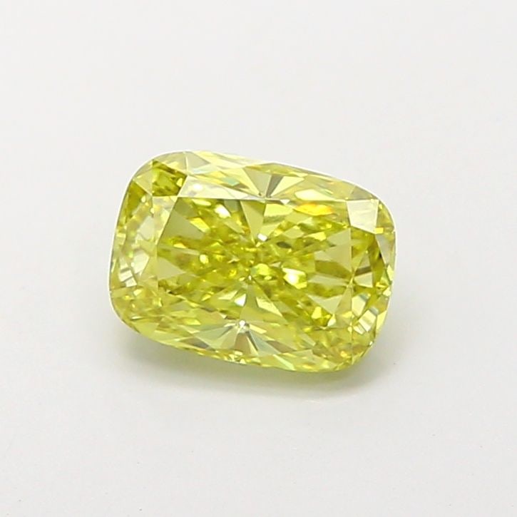 Loose Diamond - CUSHION MODIFIED 1.5ct Fancy Intense Yellow VS1: Loose Diamond - CUSHION MODIFIED 1.5ct Fancy Intense Yellow VS1 Source: This is a real non-mined Diamond that has been grown in a lab Shape: CUSHION MODIFIED Carats: 1.5 Color: Fancy Intense Yellow Ce