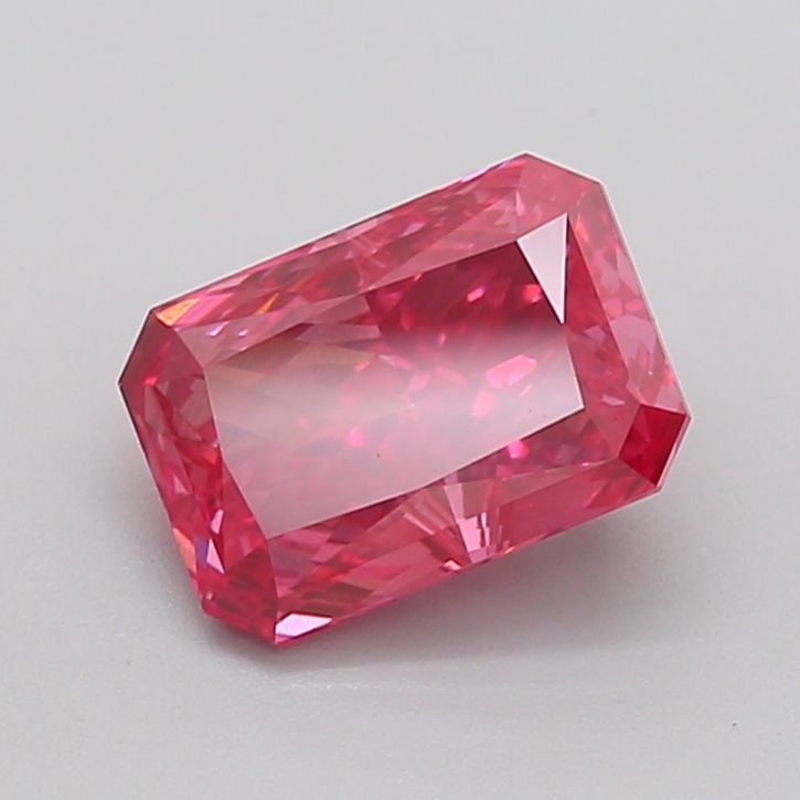 Loose Diamond - RADIANT 2.08ct Fancy Vivid Pink VS2: Loose Diamond - RADIANT 2.08ct Fancy Vivid Pink VS2 Source: This is a real non-mined Diamond that has been grown in a lab Shape: RADIANT Carats: 2.08 Color: Fancy Vivid Pink Certification: IGI Video: