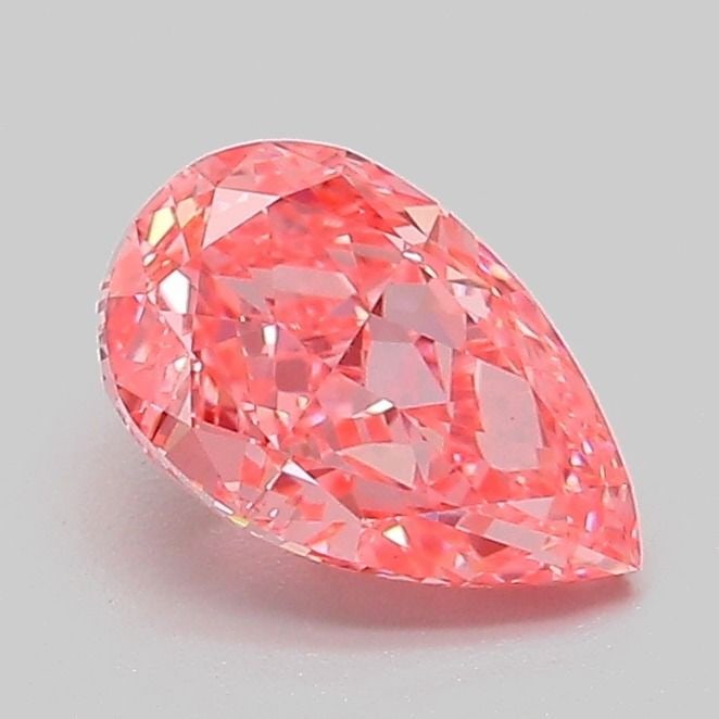 Loose Diamond - PEAR 1.08ct Fancy Vivid Pink VS1: Loose Diamond - PEAR 1.08ct Fancy Vivid Pink VS1 Source: This is a real non-mined Diamond that has been grown in a lab Shape: PEAR Carats: 1.08 Color: Fancy Vivid Pink Certification: IGI Video: