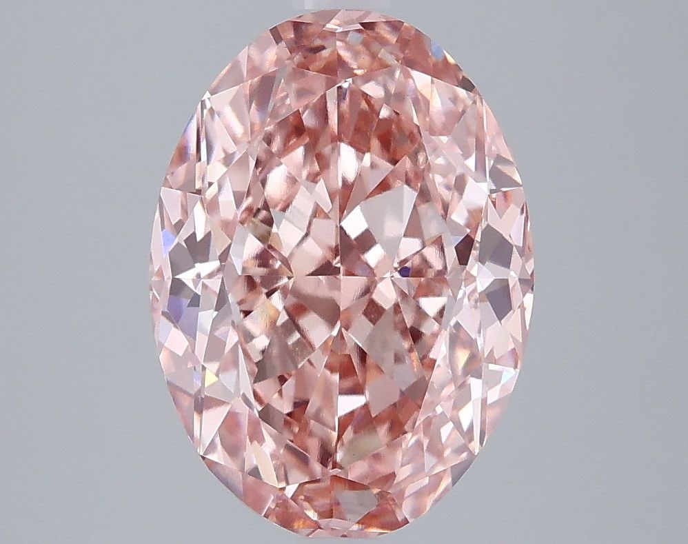 Loose Diamond - OVAL 4.02ct Fancy Intense Pink VVS2: Loose Diamond - OVAL 4.02ct Fancy Intense Pink VVS2 Source: This is a real non-mined Diamond that has been grown in a lab Shape: OVAL Carats: 4.02 Color: Fancy Intense Pink Certification: IGI Video: