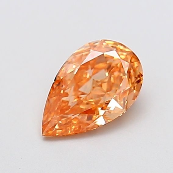 Loose Diamond - PEAR 1.0ct Fancy Vivid Orange VS1: Loose Diamond - PEAR 1.0ct Fancy Vivid Orange VS1 Source: This is a real non-mined Diamond that has been grown in a lab Shape: PEAR Carats: 1.0 Color: Fancy Vivid Orange Certification: IGI Video: