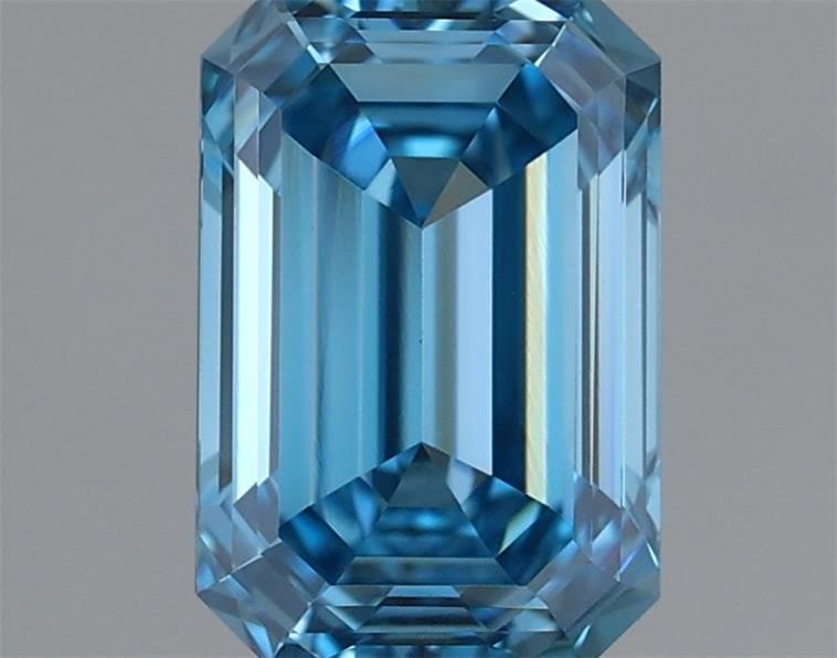 Loose Diamond - EMERALD 1.05ct Fancy Vivid Blue VS1: Loose Diamond - EMERALD 1.05ct Fancy Vivid Blue VS1 Source: This is a real non-mined Diamond that has been grown in a lab Shape: EMERALD Carats: 1.05 Color: Fancy Vivid Blue Certification: IGI Video: