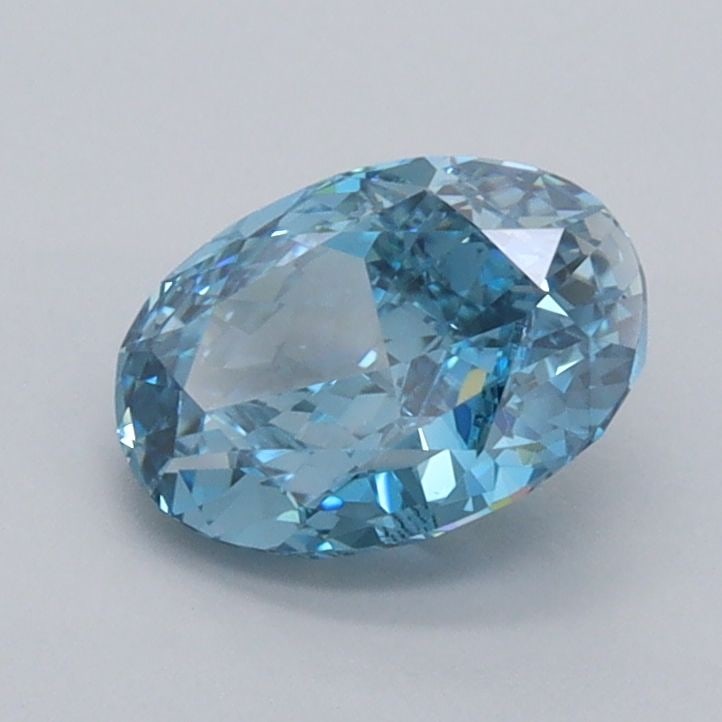 Loose Diamond - OVAL 1.1ct Fancy Vivid Blue VS1: Loose Diamond - OVAL 1.1ct Fancy Vivid Blue VS1 Source: This is a real non-mined Diamond that has been grown in a lab Shape: OVAL Carats: 1.1 Color: Fancy Vivid Blue Certification: IGI Video:
