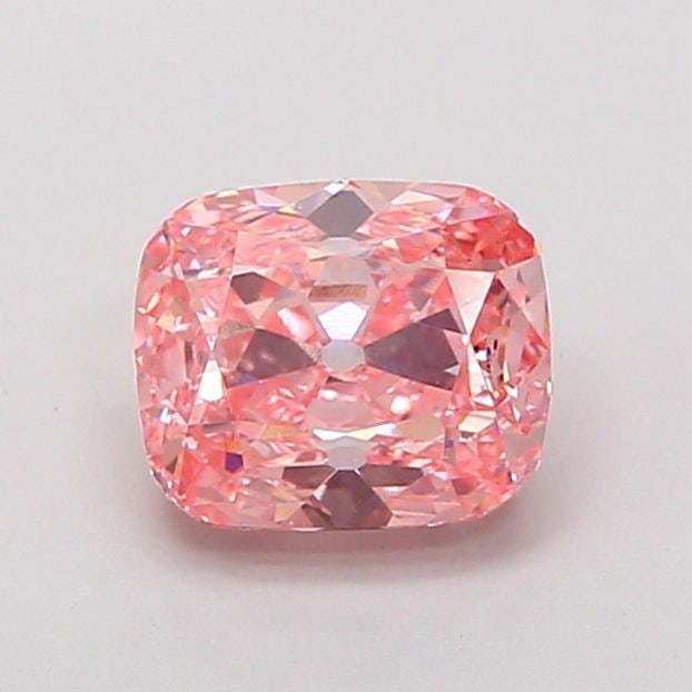 Loose Diamond - CUSHION MODIFIED 1.9ct Fancy Vivid Pink VS1: Loose Diamond - CUSHION MODIFIED 1.9ct Fancy Vivid Pink VS1 Source: This is a real non-mined Diamond that has been grown in a lab Shape: CUSHION MODIFIED Carats: 1.9 Color: Fancy Vivid Pink Certificat