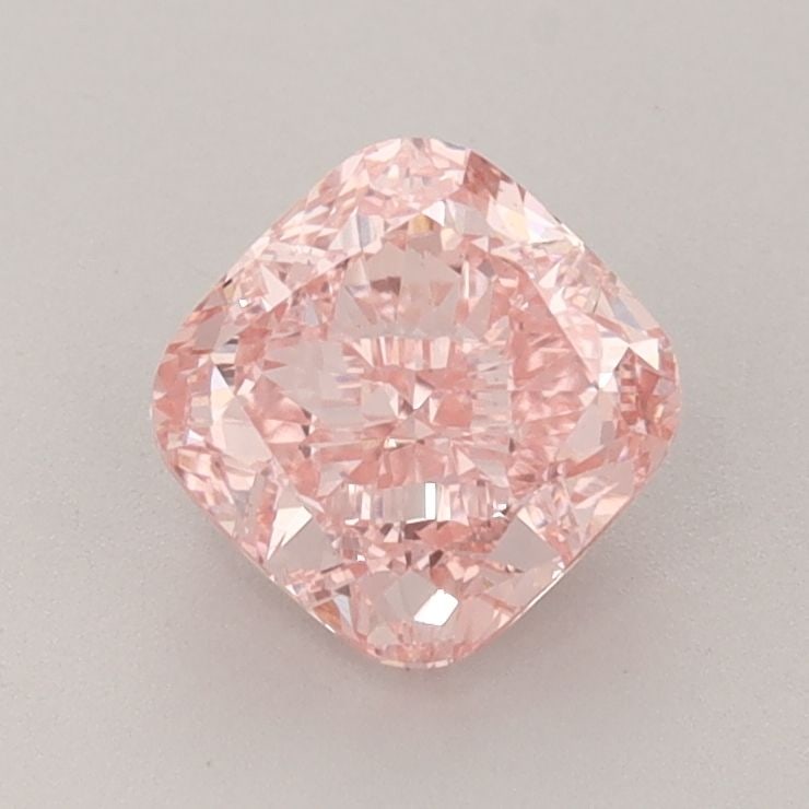 Loose Diamond - CUSHION BRILLIANT 1.36ct Fancy Vivid Pink VS2: Loose Diamond - CUSHION BRILLIANT 1.36ct Fancy Vivid Pink VS2 Source: This is a real non-mined Diamond that has been grown in a lab Shape: CUSHION BRILLIANT Carats: 1.36 Color: Fancy Vivid Pink Certif