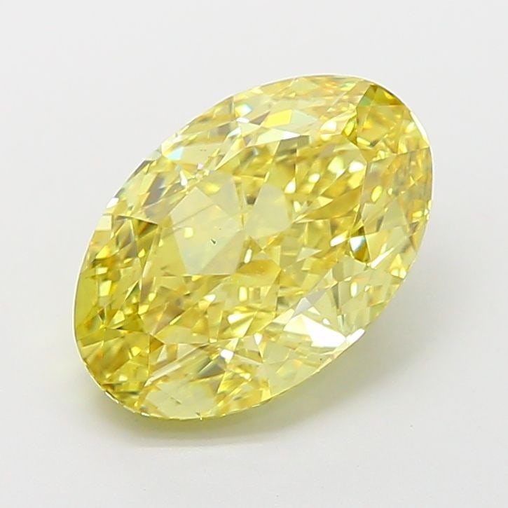 Loose Diamond - OVAL 5.01ct Fancy Intense Yellow VS1: Loose Diamond - OVAL 5.01ct Fancy Intense Yellow VS1 Source: This is a real non-mined Diamond that has been grown in a lab Shape: OVAL Carats: 5.01 Color: Fancy Intense Yellow Certification: IGI Video