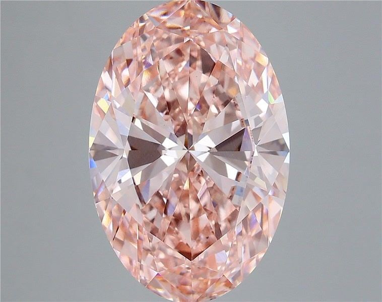 Loose Diamond - OVAL 9.02ct Fancy Vivid Pink VS1: Loose Diamond - OVAL 9.02ct Fancy Vivid Pink VS1 Source: This is a real non-mined Diamond that has been grown in a lab Shape: OVAL Carats: 9.02 Color: Fancy Vivid Pink Certification: IGI Video: