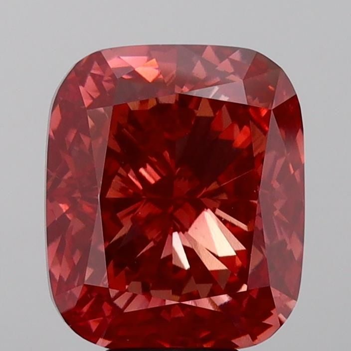Loose Diamond - CUSHION MODIFIED 9.02ct Fancy Vivid Pinkish Orange VS1: Loose Diamond - CUSHION MODIFIED 9.02ct Fancy Vivid Pinkish Orange VS1 Source: This is a real non-mined Diamond that has been grown in a lab Shape: CUSHION MODIFIED Carats: 9.02 Color: Fancy Vivid Pin