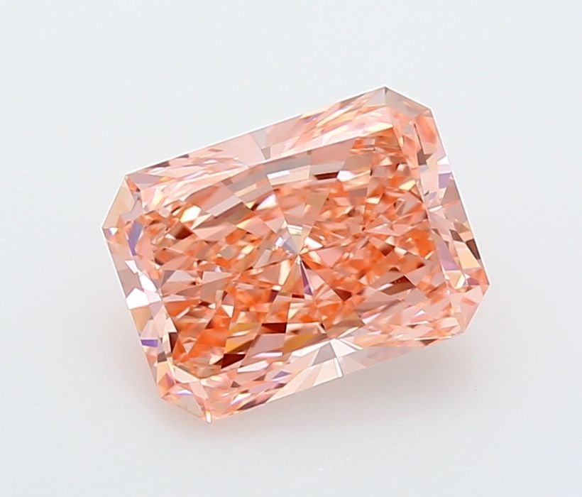 Loose Diamond - RADIANT 2.49ct Fancy Vivid Pink VVS2: Loose Diamond - RADIANT 2.49ct Fancy Vivid Pink VVS2 Source: This is a real non-mined Diamond that has been grown in a lab Shape: RADIANT Carats: 2.49 Color: Fancy Vivid Pink Certification: IGI Video: