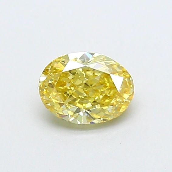 Loose Diamond - OVAL 0.46ct Fancy Vivid Yellow VS1: Loose Diamond - OVAL 0.46ct Fancy Vivid Yellow VS1 Source: This is a real non-mined Diamond that has been grown in a lab Shape: OVAL Carats: 0.46 Color: Fancy Vivid Yellow Certification: NONE Video: