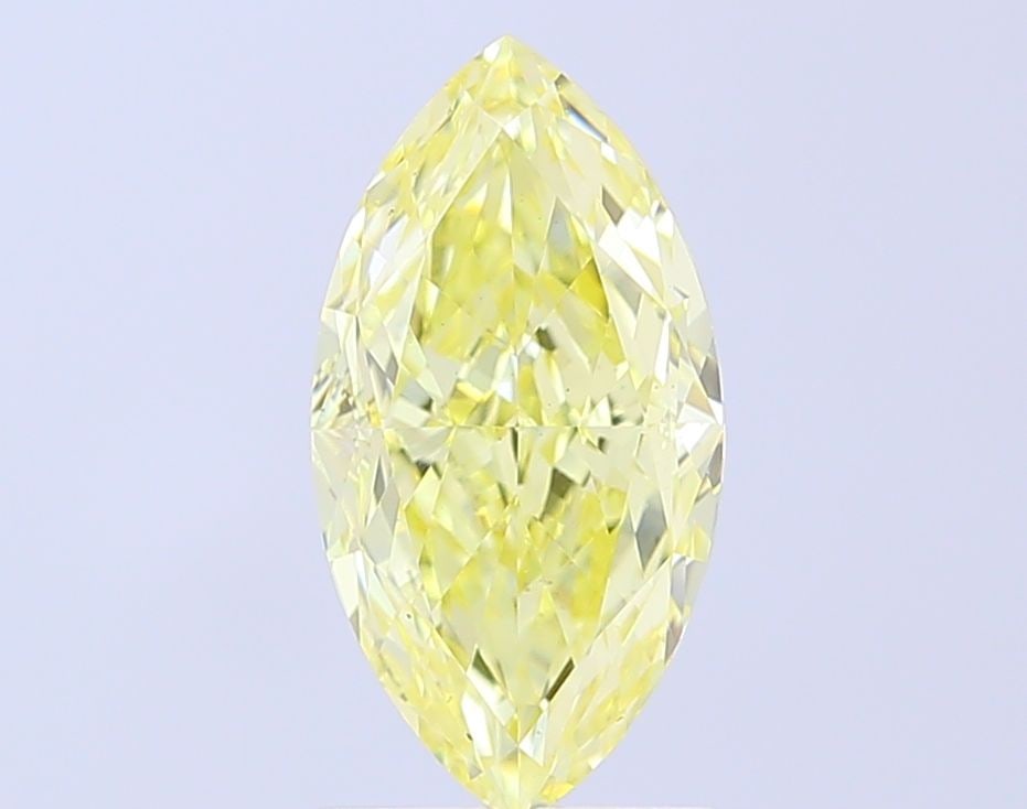 Loose Diamond - MARQUISE 2.81ct Fancy Yellow VS1: Loose Diamond - MARQUISE 2.81ct Fancy Yellow VS1 Source: This is a real non-mined Diamond that has been grown in a lab Shape: MARQUISE Carats: 2.81 Color: Fancy Yellow Certification: IGI Video: