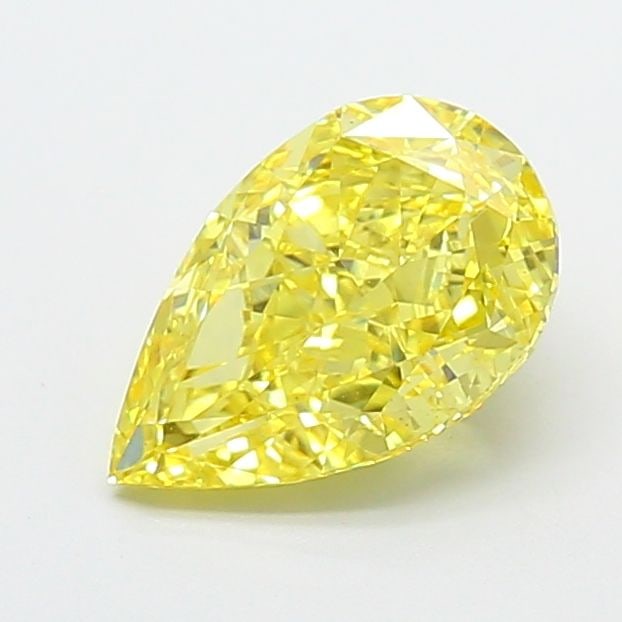 Loose Diamond - PEAR 2.41ct Fancy Vivid Yellow VVS2: Loose Diamond - PEAR 2.41ct Fancy Vivid Yellow VVS2 Source: This is a real non-mined Diamond that has been grown in a lab Shape: PEAR Carats: 2.41 Color: Fancy Vivid Yellow Certification: IGI Video: