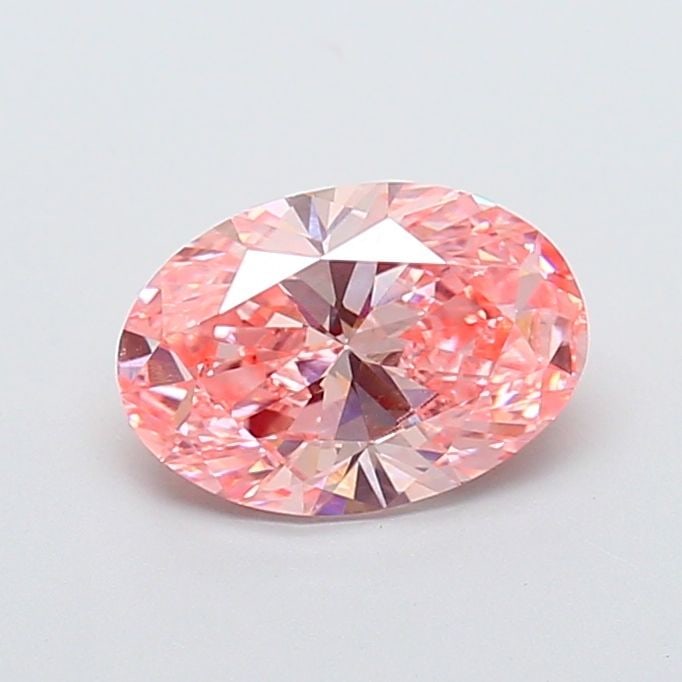 Loose Diamond - OVAL 1.6ct Fancy Vivid Pink VVS2: Loose Diamond - OVAL 1.6ct Fancy Vivid Pink VVS2 Source: This is a real non-mined Diamond that has been grown in a lab Shape: OVAL Carats: 1.6 Color: Fancy Vivid Pink Certification: IGI Video: