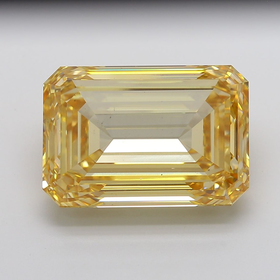 Loose Diamond - EMERALD 30.07ct Fancy Yellow VS2: Loose Diamond - EMERALD 30.07ct Fancy Yellow VS2 Source: This is a real non-mined Diamond that has been grown in a lab Shape: EMERALD Carats: 30.07 Color: Fancy Yellow Certification: IGI Video: