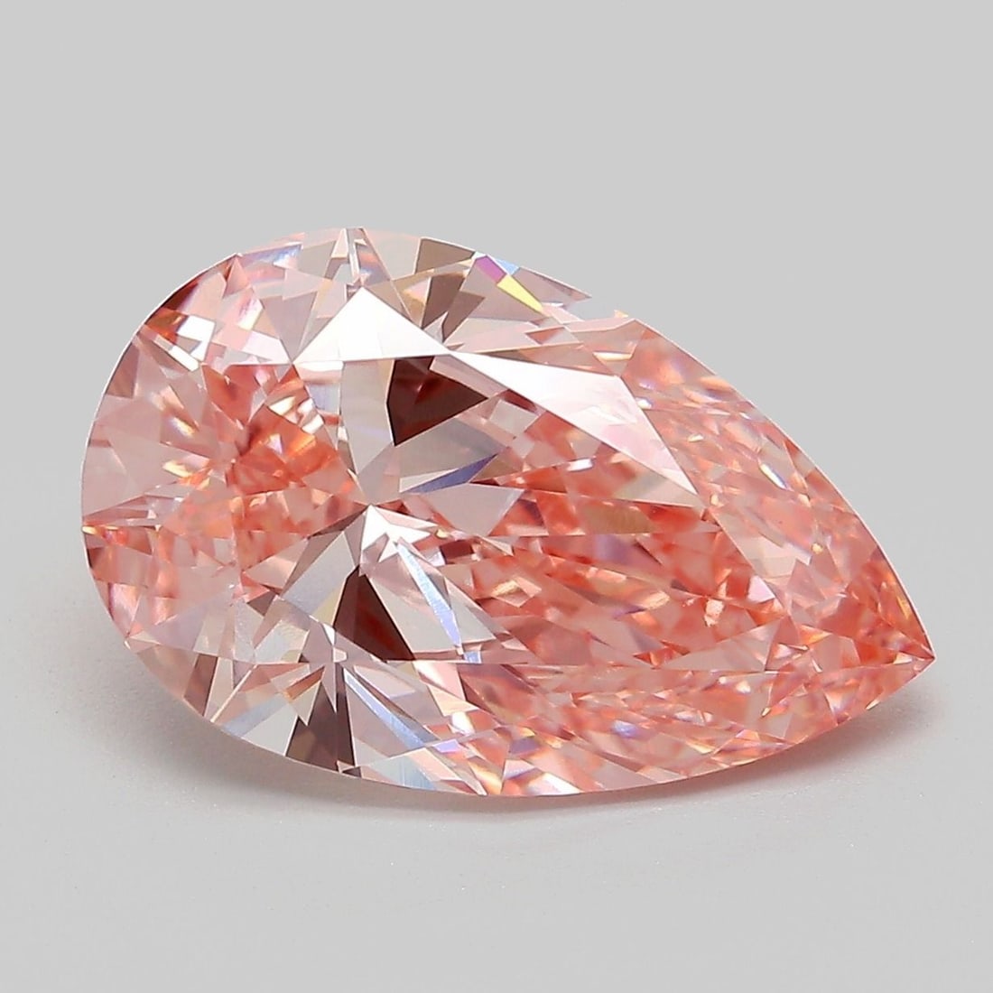 Loose Diamond - PEAR 5.0ct Fancy Vivid Pink VVS2: Loose Diamond - PEAR 5.0ct Fancy Vivid Pink VVS2 Source: This is a real non-mined Diamond that has been grown in a lab Shape: PEAR Carats: 5.0 Color: Fancy Vivid Pink Certification: IGI Video: Video