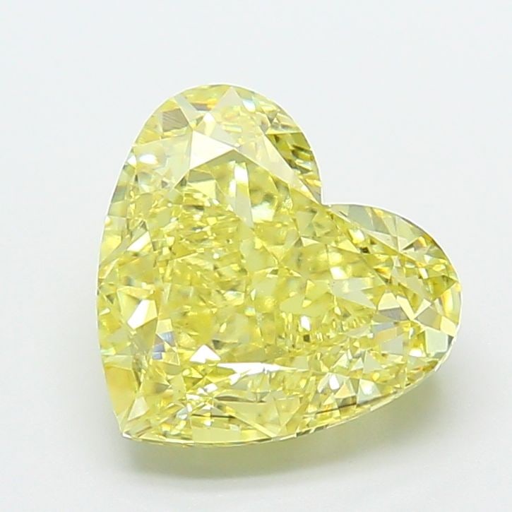 Loose Diamond - HEART 5.1ct Fancy Intense Yellow VS1: Loose Diamond - HEART 5.1ct Fancy Intense Yellow VS1 Source: This is a real non-mined Diamond that has been grown in a lab Shape: HEART Carats: 5.1 Color: Fancy Intense Yellow Certification: IGI