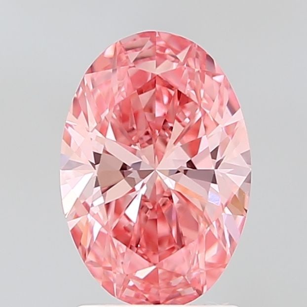 Loose Diamond - OVAL 1.89ct Fancy Vivid Pink VVS2: Loose Diamond - OVAL 1.89ct Fancy Vivid Pink VVS2 Source: This is a real non-mined Diamond that has been grown in a lab Shape: OVAL Carats: 1.89 Color: Fancy Vivid Pink Certification: IGI Video: