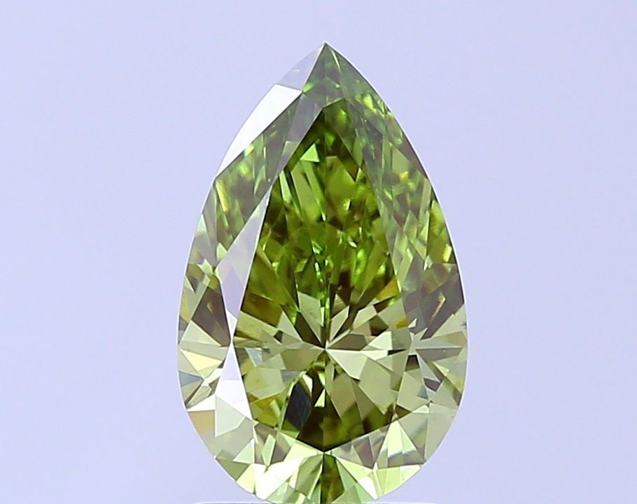 Loose Diamond - PEAR 2.02ct Fancy Vivid Green VS1: Loose Diamond - PEAR 2.02ct Fancy Vivid Green VS1 Source: This is a real non-mined Diamond that has been grown in a lab Shape: PEAR Carats: 2.02 Color: Fancy Vivid Green Certification: IGI Video:
