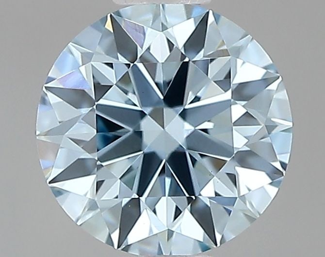 Ideal Loose Diamond - ROUND 0.53ct Fancy Vivid Blue VVS2: Ideal Loose Diamond - ROUND 0.53ct Fancy Vivid Blue VVS2 Source: This is a real non-mined Diamond that has been grown in a lab Shape: ROUND Carats: 0.53 Color: Fancy Vivid Blue Certification: IGI Vide