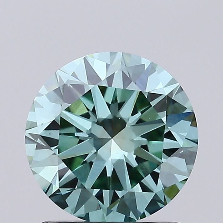 Loose Diamond - ROUND 1.31ct Fancy Vivid Green VS1: Loose Diamond - ROUND 1.31ct Fancy Vivid Green VS1 Source: This is a real non-mined Diamond that has been grown in a lab Shape: ROUND Carats: 1.31 Color: Fancy Vivid Green Certification: IGI Video: