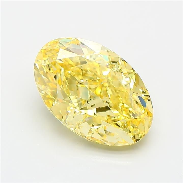 Loose Diamond - OVAL 3.55ct Fancy Vivid Yellow VS1: Loose Diamond - OVAL 3.55ct Fancy Vivid Yellow VS1 Source: This is a real non-mined Diamond that has been grown in a lab Shape: OVAL Carats: 3.55 Color: Fancy Vivid Yellow Certification: IGI Video: