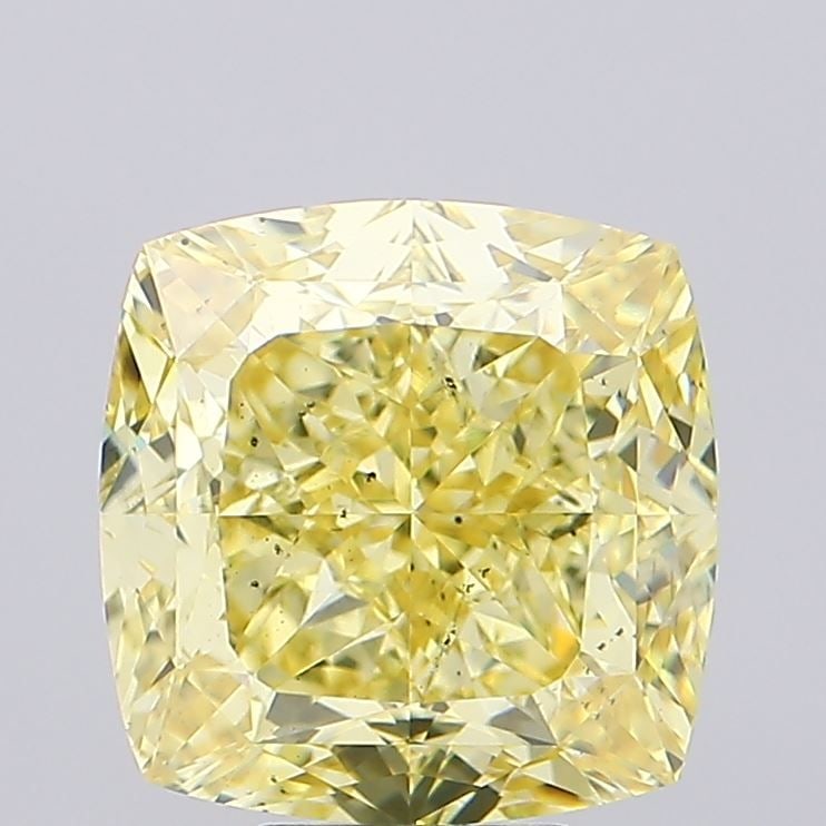 Loose Diamond - CUSHION MODIFIED 9.12ct Fancy Intense Yellow VS2: Loose Diamond - CUSHION MODIFIED 9.12ct Fancy Intense Yellow VS2 Source: This is a real non-mined Diamond that has been grown in a lab Shape: CUSHION MODIFIED Carats: 9.12 Color: Fancy Intense Yellow 