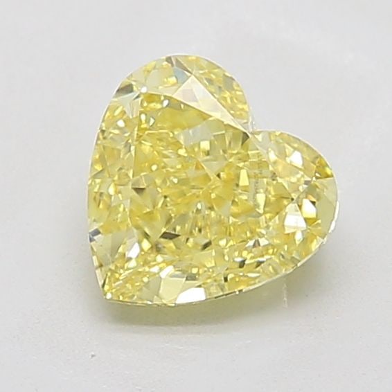 Loose Diamond - HEART 1.55ct Fancy Vivid Yellow VS2: Loose Diamond - HEART 1.55ct Fancy Vivid Yellow VS2 Source: This is a real non-mined Diamond that has been grown in a lab Shape: HEART Carats: 1.55 Color: Fancy Vivid Yellow Certification: IGI Video: