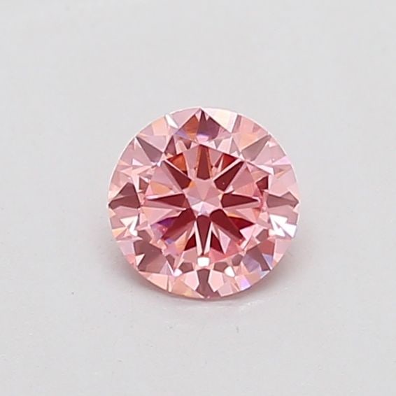 Loose Diamond - ROUND 0.34ct Fancy Vivid Pink VS1: Loose Diamond - ROUND 0.34ct Fancy Vivid Pink VS1 Source: This is a real non-mined Diamond that has been grown in a lab Shape: ROUND Carats: 0.34 Color: Fancy Vivid Pink Certification: NONE The Diamon