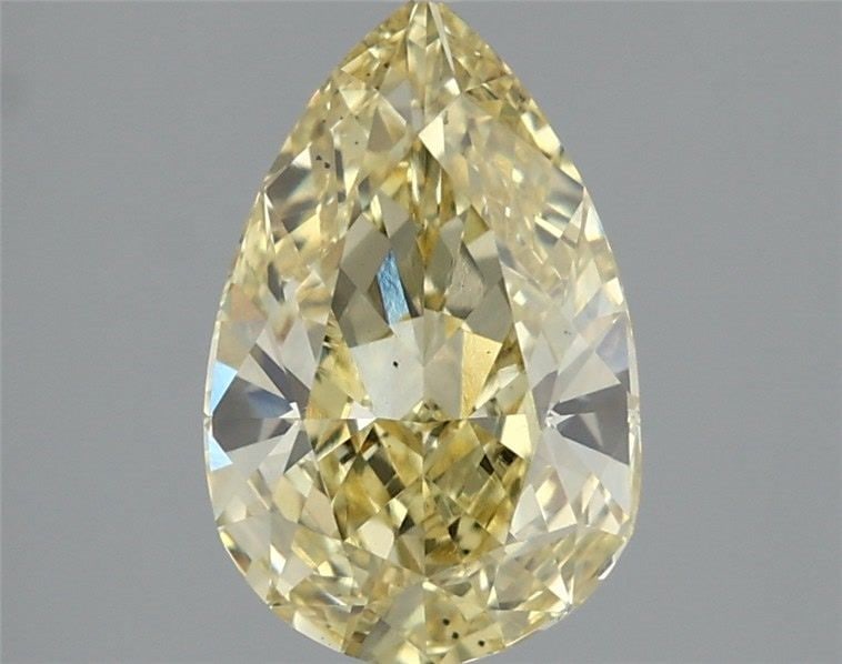 Loose Diamond - PEAR 2.03ct Fancy Intense Yellow VS2: Loose Diamond - PEAR 2.03ct Fancy Intense Yellow VS2 Source: This is a real non-mined Diamond that has been grown in a lab Shape: PEAR Carats: 2.03 Color: Fancy Intense Yellow Certification: IGI Video