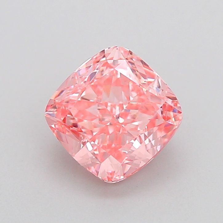 Loose Diamond - CUSHION MODIFIED 1.51ct Fancy Vivid Pink VS1: Loose Diamond - CUSHION MODIFIED 1.51ct Fancy Vivid Pink VS1 Source: This is a real non-mined Diamond that has been grown in a lab Shape: CUSHION MODIFIED Carats: 1.51 Color: Fancy Vivid Pink Certific