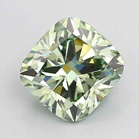 Loose Diamond - CUSHION MODIFIED 1.55ct Fancy Vivid Green VVS1: Loose Diamond - CUSHION MODIFIED 1.55ct Fancy Vivid Green VVS1 Source: This is a real non-mined Diamond that has been grown in a lab Shape: CUSHION MODIFIED Carats: 1.55 Color: Fancy Vivid Green Certi