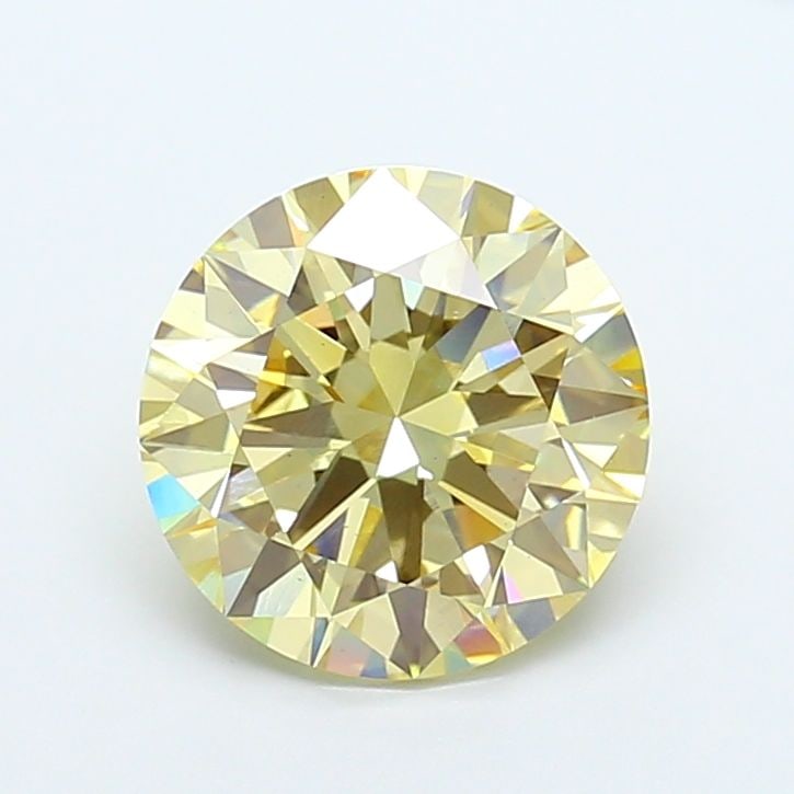 Loose Diamond - ROUND 4.51ct Fancy Light Yellow VS1: Loose Diamond - ROUND 4.51ct Fancy Light Yellow VS1 Source: This is a real non-mined Diamond that has been grown in a lab Shape: ROUND Carats: 4.51 Color: Fancy Light Yellow Certification: IGI Video: