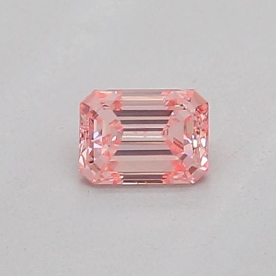 Loose Diamond - EMERALD 0.15ct Fancy Intense Pink VS1: Loose Diamond - EMERALD 0.15ct Fancy Intense Pink VS1 Source: This is a real non-mined Diamond that has been grown in a lab Shape: EMERALD Carats: 0.15 Color: Fancy Intense Pink Certification: IGI The