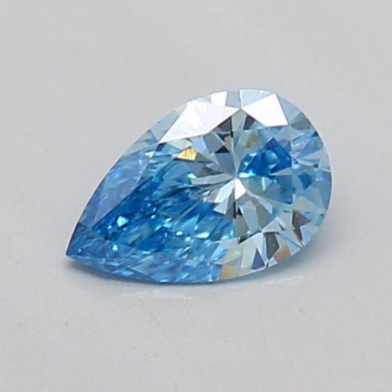 Loose Diamond - PEAR 0.2ct Fancy Vivid Blue VS1: Loose Diamond - PEAR 0.2ct Fancy Vivid Blue VS1 Source: This is a real non-mined Diamond that has been grown in a lab Shape: PEAR Carats: 0.2 Color: Fancy Vivid Blue Certification: IGI Video:
