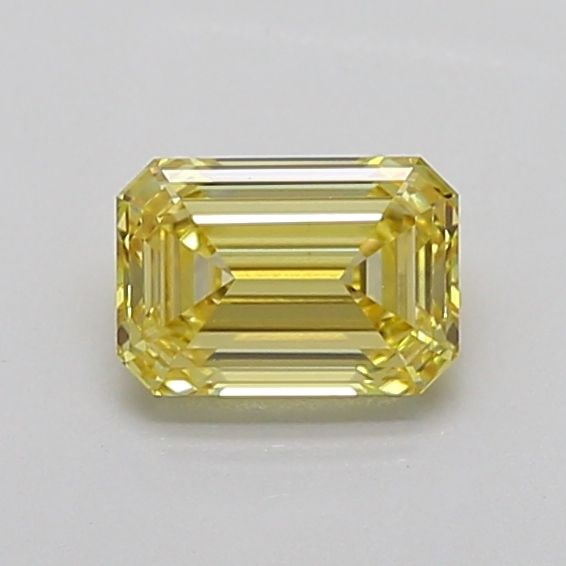 Loose Diamond - EMERALD 1.04ct Fancy Yellow VS1: Loose Diamond - EMERALD 1.04ct Fancy Yellow VS1 Source: This is a real non-mined Diamond that has been grown in a lab Shape: EMERALD Carats: 1.04 Color: Fancy Yellow Certification: IGI Video: