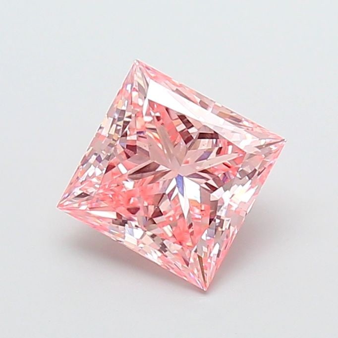 Loose Diamond - PRINCESS 2.07ct Fancy Intense Pink VS2: Loose Diamond - PRINCESS 2.07ct Fancy Intense Pink VS2 Source: This is a real non-mined Diamond that has been grown in a lab Shape: PRINCESS Carats: 2.07 Color: Fancy Intense Pink Certification: IGI V