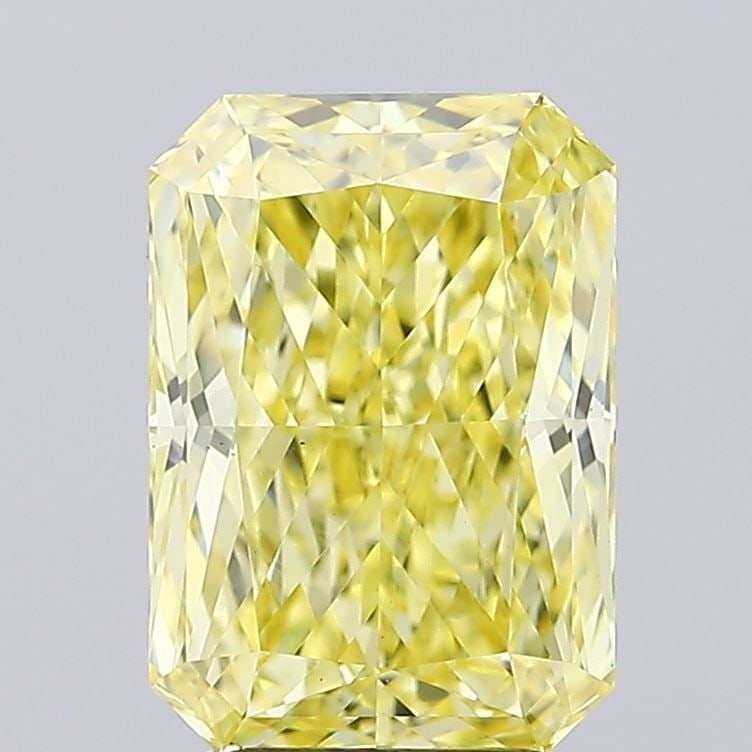 Loose Diamond - RADIANT 1.76ct Fancy Intense Yellow VS2: Loose Diamond - RADIANT 1.76ct Fancy Intense Yellow VS2 Source: This is a real non-mined Diamond that has been grown in a lab Shape: RADIANT Carats: 1.76 Color: Fancy Intense Yellow Certification: IGI