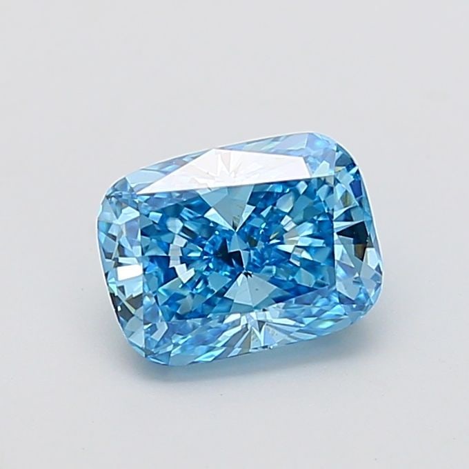 Loose Diamond - CUSHION MODIFIED 2.05ct Fancy Vivid Blue VS1: Loose Diamond - CUSHION MODIFIED 2.05ct Fancy Vivid Blue VS1 Source: This is a real non-mined Diamond that has been grown in a lab Shape: CUSHION MODIFIED Carats: 2.05 Color: Fancy Vivid Blue Certific