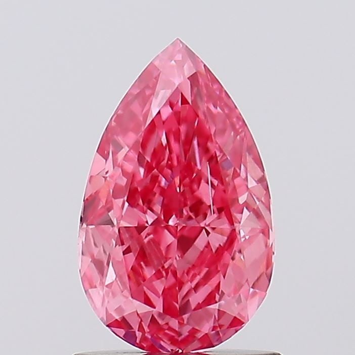 Loose Diamond - PEAR 1.12ct Fancy Vivid Pink SI2: Loose Diamond - PEAR 1.12ct Fancy Vivid Pink SI2 Source: This is a real non-mined Diamond that has been grown in a lab Shape: PEAR Carats: 1.12 Color: Fancy Vivid Pink Certification: IGI Video: