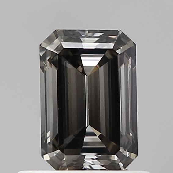 Loose Diamond - EMERALD 0.84ct Fancy Light Yellowish Gray SI1: Loose Diamond - EMERALD 0.84ct Fancy Light Yellowish Gray SI1 Source: This is a real non-mined Diamond that has been grown in a lab Shape: EMERALD Carats: 0.84 Color: Fancy Light Yellowish Gray Certif
