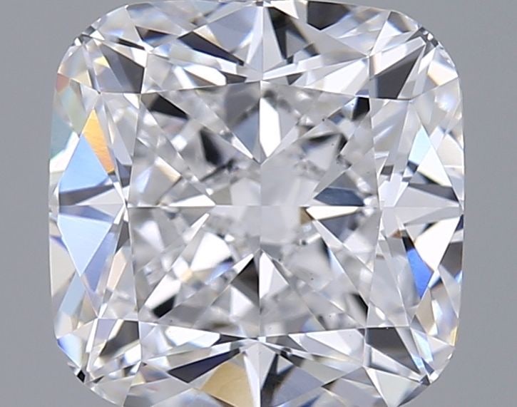Loose Diamond - CUSHION BRILLIANT 2.05ct D VVS2: Loose Diamond - CUSHION BRILLIANT 2.05ct D VVS2 Source: This is a real non-mined Diamond that has been grown in a lab Shape: CUSHION BRILLIANT Carats: 2.05 Color: D Clarity: VVS2 Certification: GIA Vi