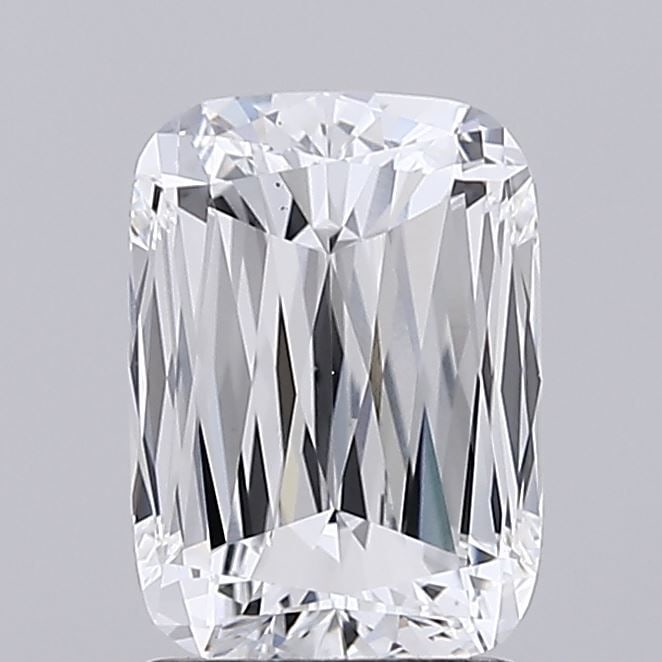 Loose Diamond - CUSHION MODIFIED 1.84ct E VS1: Loose Diamond - CUSHION MODIFIED 1.84ct E VS1 Source: This is a real non-mined Diamond that has been grown in a lab Shape: CUSHION MODIFIED Carats: 1.84 Color: E Clarity: VS1 Certification: IGI