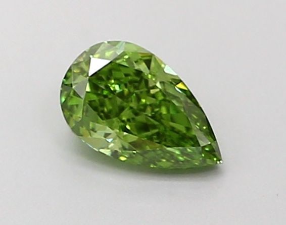 Loose Diamond - PEAR 0.41ct Fancy Vivid Green VS1: Loose Diamond - PEAR 0.41ct Fancy Vivid Green VS1 Source: This is a real non-mined Diamond that has been grown in a lab Shape: PEAR Carats: 0.41 Color: Fancy Vivid Green Certification: NONE Video: