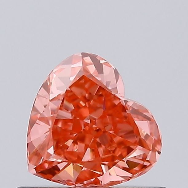 Loose Diamond - HEART 0.57ct Fancy Vivid Orange VS2: Loose Diamond - HEART 0.57ct Fancy Vivid Orange VS2 Source: This is a real non-mined Diamond that has been grown in a lab Shape: HEART Carats: 0.57 Color: Fancy Vivid Orange Certification: IGI Video: