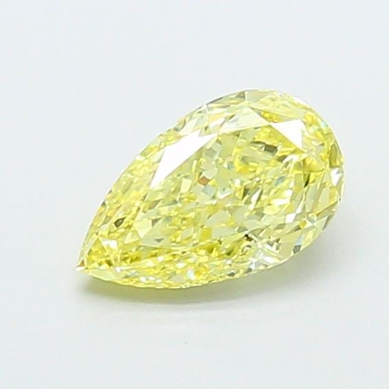 Loose Diamond - PEAR 1.02ct Fancy Intense Yellow VS1: Loose Diamond - PEAR 1.02ct Fancy Intense Yellow VS1 Source: This is a real non-mined Diamond that has been grown in a lab Shape: PEAR Carats: 1.02 Color: Fancy Intense Yellow Certification: IGI