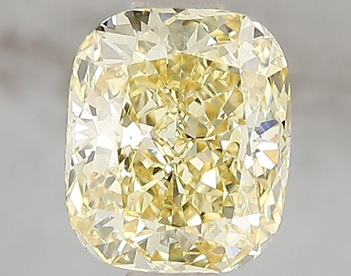 Loose Diamond - CUSHION BRILLIANT 1.5ct Fancy Intense Yellow VS1: Loose Diamond - CUSHION BRILLIANT 1.5ct Fancy Intense Yellow VS1 Source: This is a real non-mined Diamond that has been grown in a lab Shape: CUSHION BRILLIANT Carats: 1.5 Color: Fancy Intense Yellow 