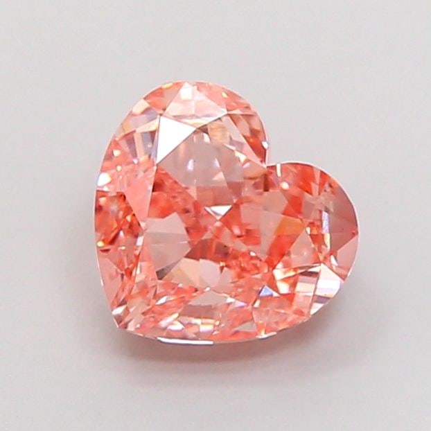 Loose Diamond - HEART 2.52ct Fancy Intense Pink VS1: Loose Diamond - HEART 2.52ct Fancy Intense Pink VS1 Source: This is a real non-mined Diamond that has been grown in a lab Shape: HEART Carats: 2.52 Color: Fancy Intense Pink Certification: IGI Video: