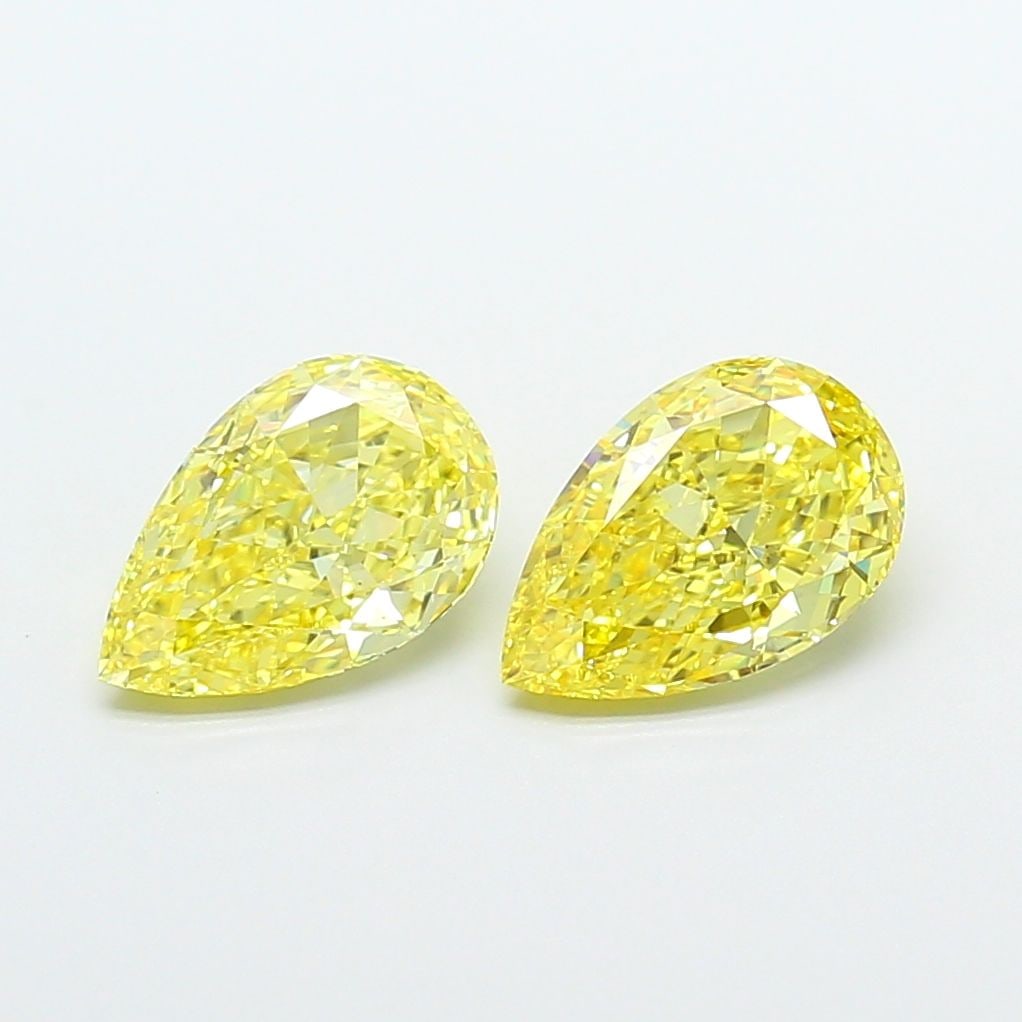 Loose Diamond - PEAR 1.78ct Fancy Vivid Yellow VS1: Loose Diamond - PEAR 1.78ct Fancy Vivid Yellow VS1 Source: This is a real non-mined Diamond that has been grown in a lab Shape: PEAR Carats: 1.78 Color: Fancy Vivid Yellow Certification: IGI Video: